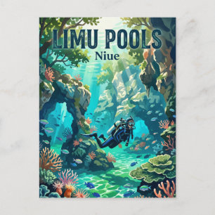 Limu Pools Niue Postkarte