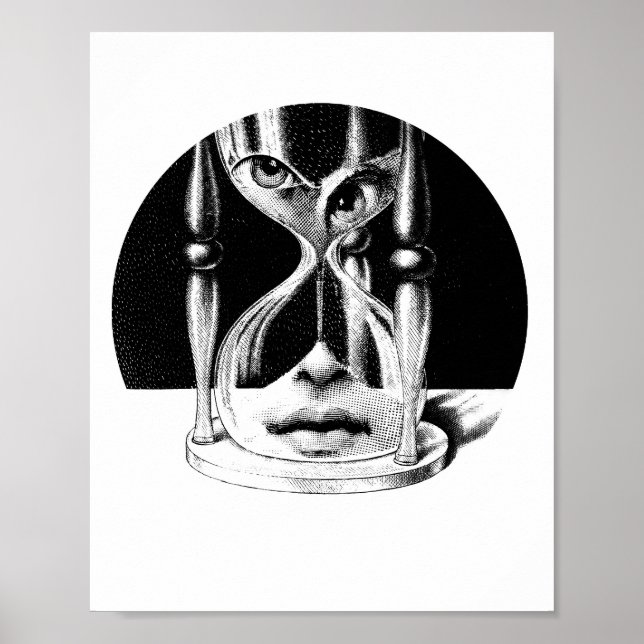 Lina Cavalieri Hourglass Poster (Vorne)