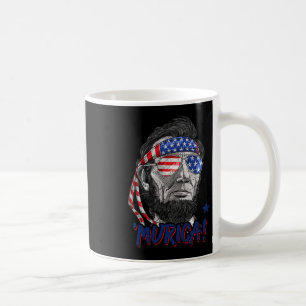 Lincoln 4. Juli Murica Männer Frauen amerikanische Kaffeetasse