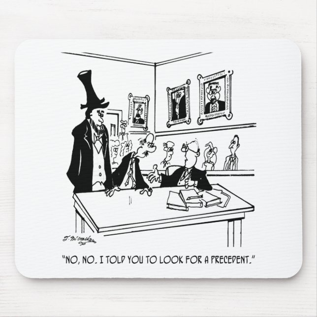 Lincoln-Cartoon 5488 Mousepad (Vorne)