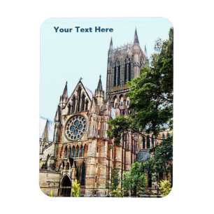 Lincoln Cathedral Card Magnet