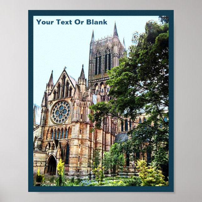 Lincoln Cathedral Lebensmitteltasche Poster (Vorne)