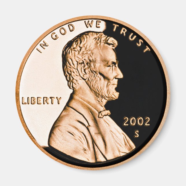 Lincoln Cent 2002 Klassiker Magnet (Vorne)