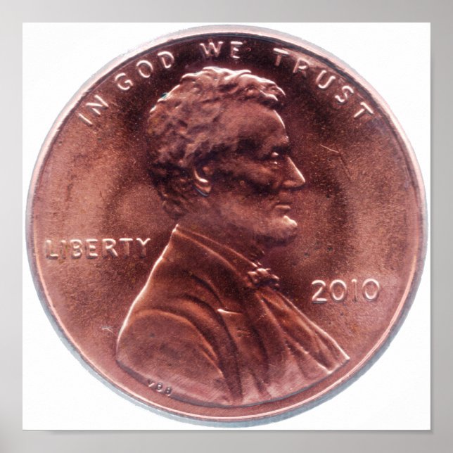 Lincoln Cent Poster (Vorne)