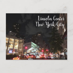 Lincoln Center New York City NYC Fotografy Postkarte