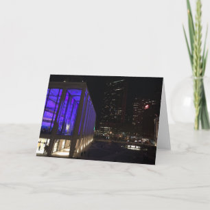 Lincoln Center NYC New York Night Lights Foto Karte