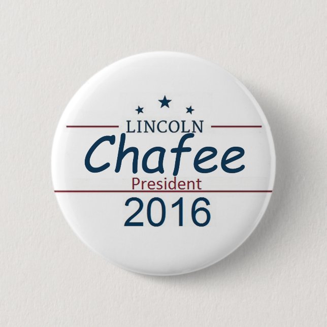 Lincoln CHAFEE 2016 Button (Vorderseite)