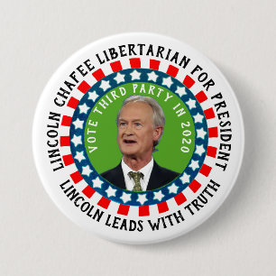 Lincoln Chafee für Präsident 2020 Button