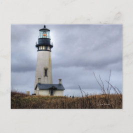 Lincoln City Lighthouse Postkarte