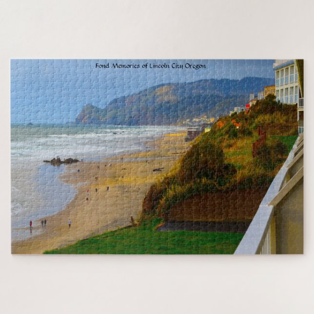 Lincoln City Oregon. Jigsaw Puzzle (Horizontal)
