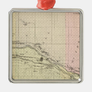 Lincoln County, Nebraska Silbernes Ornament