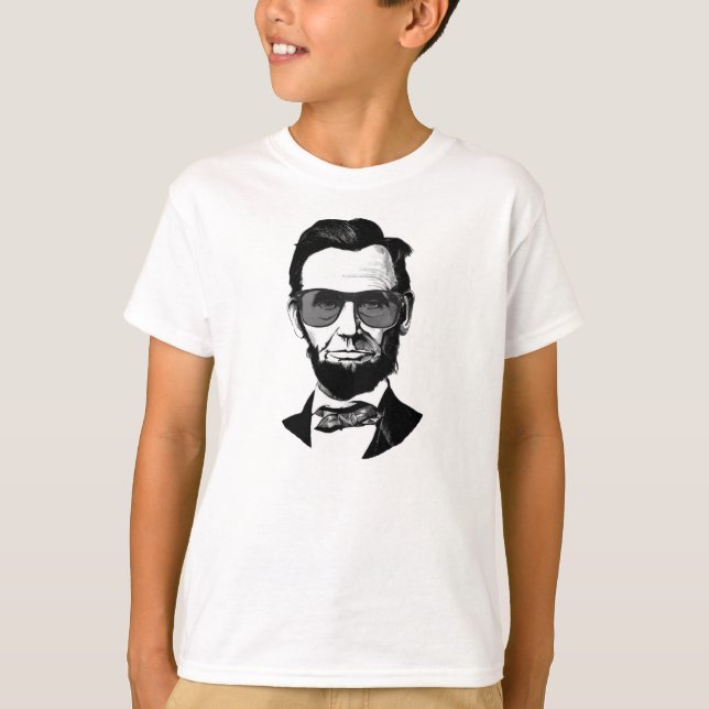 Lincoln, das Sonnenbrille trägt T-Shirt (Vorderseite)