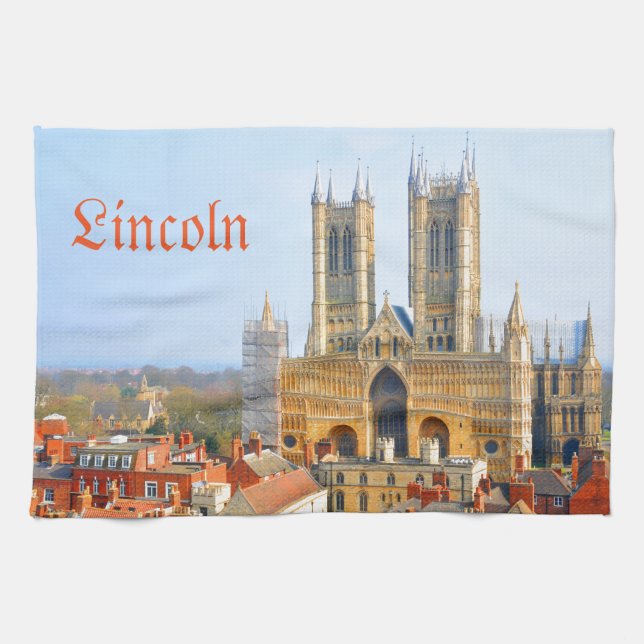 Lincoln, England Küchentuch (Horizontal)