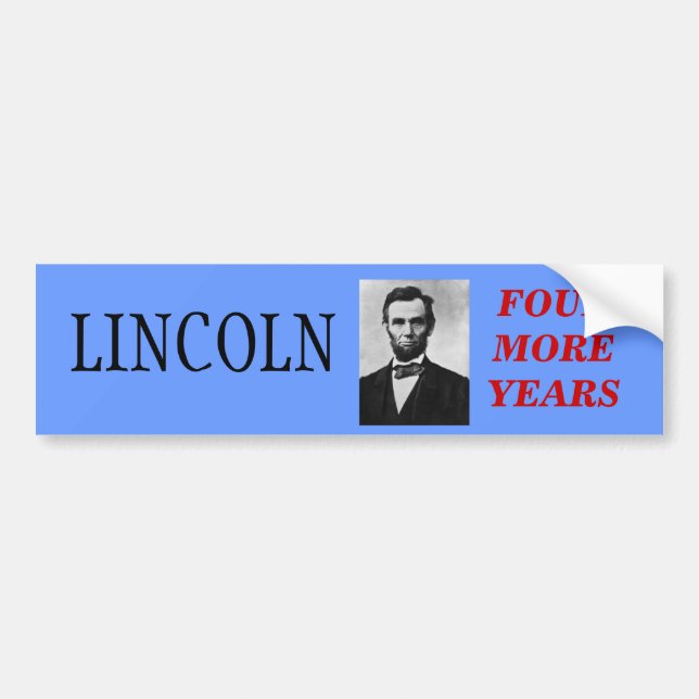 Lincoln für Präsidenten Autoaufkleber (Vorne)