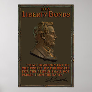 Lincoln Gettysburg-Adressenangebot Poster
