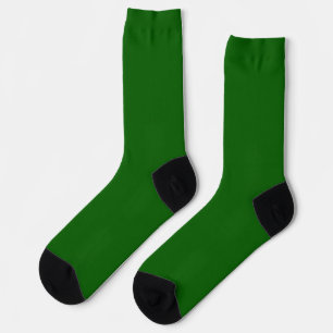 Lincoln Green Solid Schlicht Color Socken