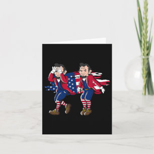Lincoln Griddy American Flag 4. Juli Karte