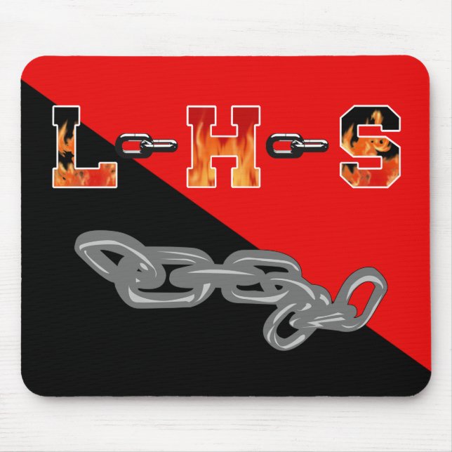 Lincoln High School verbindet Farben Mousepad (Vorne)