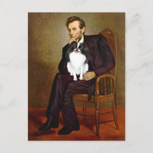 Lincoln - Japanisches Kinn 2 Postkarte