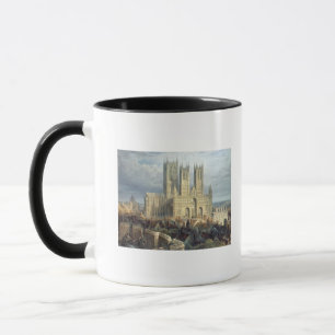 Lincoln-Kathedrale vom Nordwesten, c.1850 Tasse