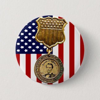 Lincoln-Medaille - Knopf Button