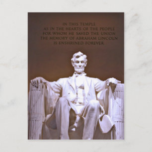 Lincoln Memorial #1 Postkarte