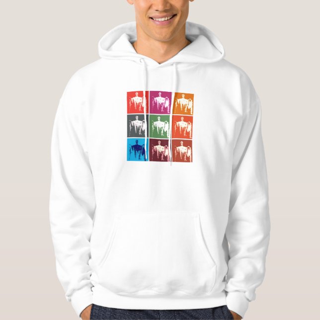 Lincoln Memorial Abstrakt Hoodie (Vorderseite)