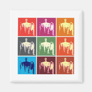 Lincoln Memorial Abstrakt Magnet
