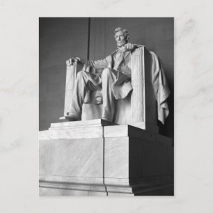 Lincoln Memorial B&W Gruß Postkarte