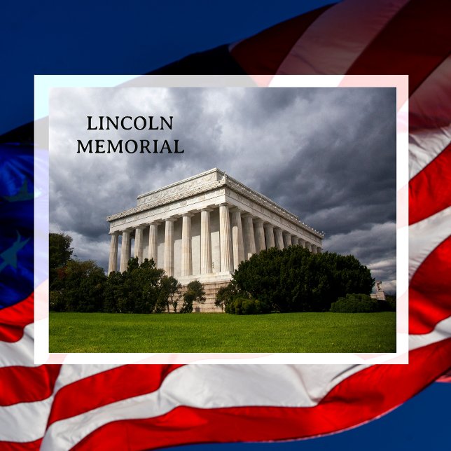 Lincoln Memorial feiert 250 Postkarte (Von Creator hochgeladen)