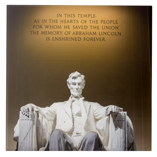LINCOLN MEMORIAL FLIESE (Vorderseite)
