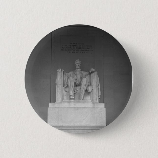 Lincoln Memorial Knopf Button (Vorderseite)