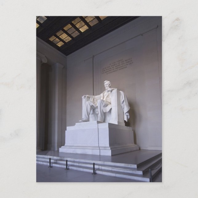 Lincoln Memorial Postcard Postkarte (Vorderseite)