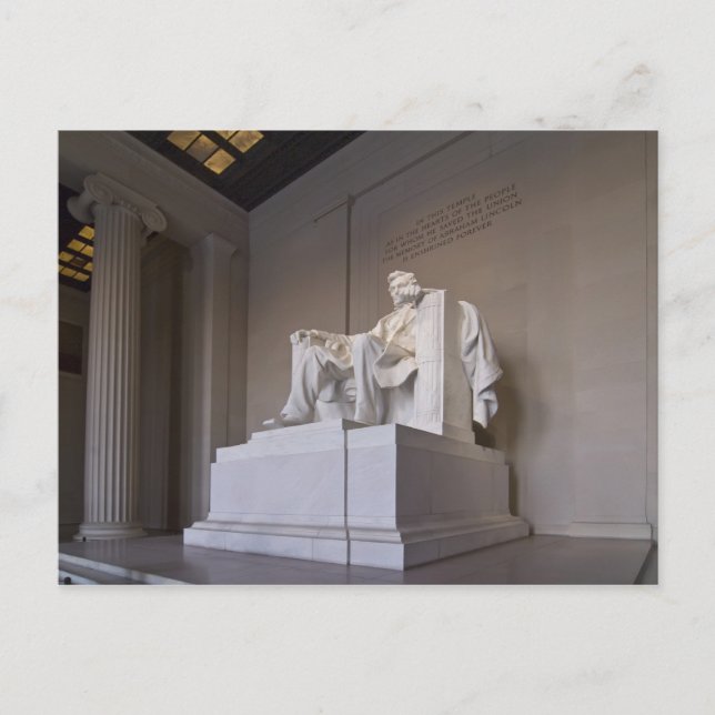 Lincoln Memorial Postcard Postkarte (Vorderseite)