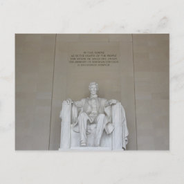 Lincoln Memorial Postcard Washington DC Field Trip Postkarte