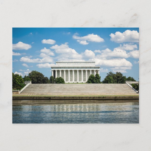 Lincoln Memorial Postkarte (Vorderseite)
