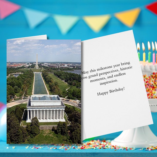 Lincoln Memorial Reflecting Pool Geburtstag (Lincoln Memorial Reflecting Pool Birthday Cards)