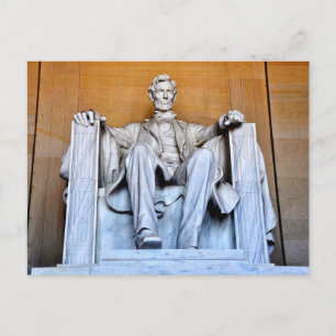 Lincoln Memorial Statue, Washington D.C. Postkarte