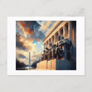 Lincoln Memorial, Washington D.C. Postkarte