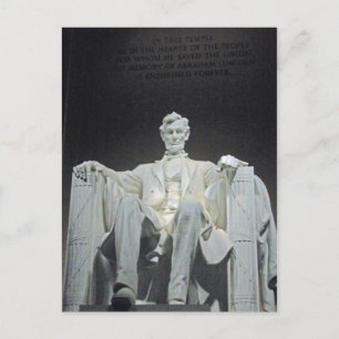 Lincoln Memorial Washington DC 2001 Postkarte
