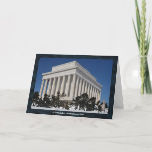 Lincoln Memorial Washington DC Reise Karte