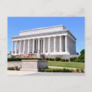 Lincoln Memorial Washington DC Reise Postkarte