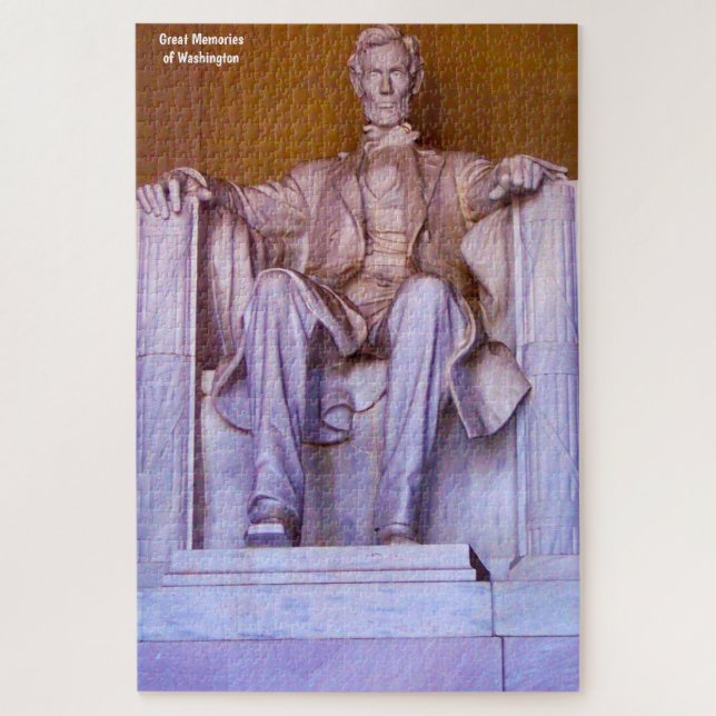 Lincoln Memorial Washington. Jigsaw Puzzle (Vertikal)