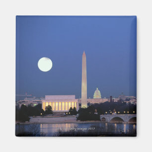 Lincoln Memorial, Washington-Monument, US Magnet