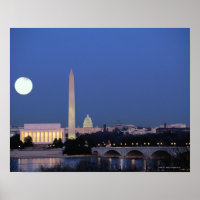Lincoln Memorial, Washington Monument, USA