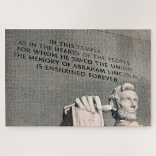 Lincoln Memorial Zitat Puzzle