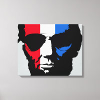 Lincoln mit Aviator-Sonnenbrille - Red White Blue
