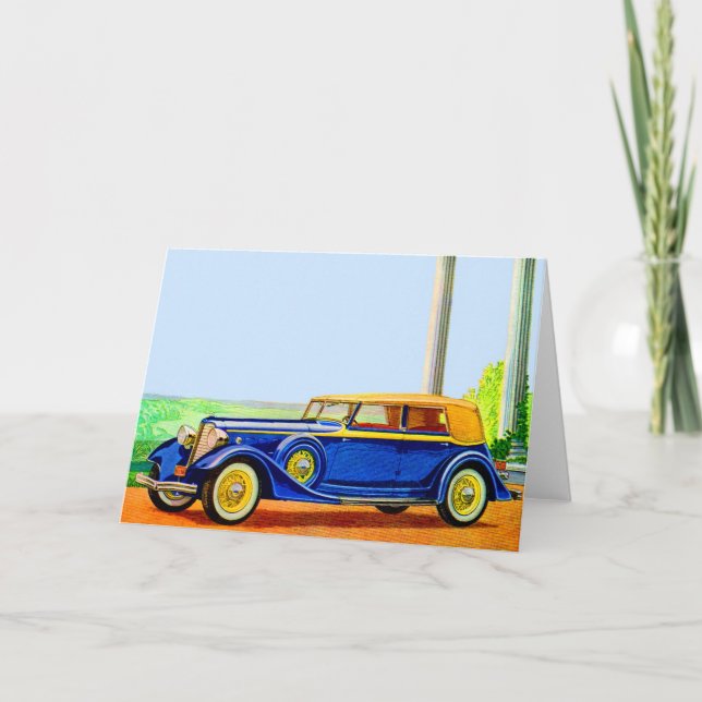 Lincoln-Modell KA 1934 Karte (Vorderseite)