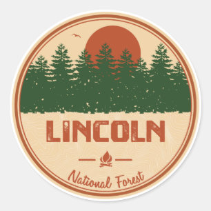 Lincoln National Forest Runder Aufkleber