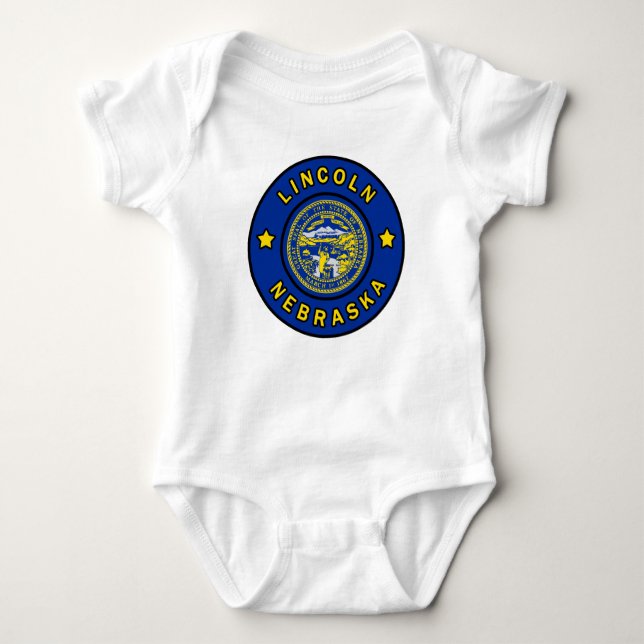 Lincoln Nebraska Baby Strampler (Vorderseite)